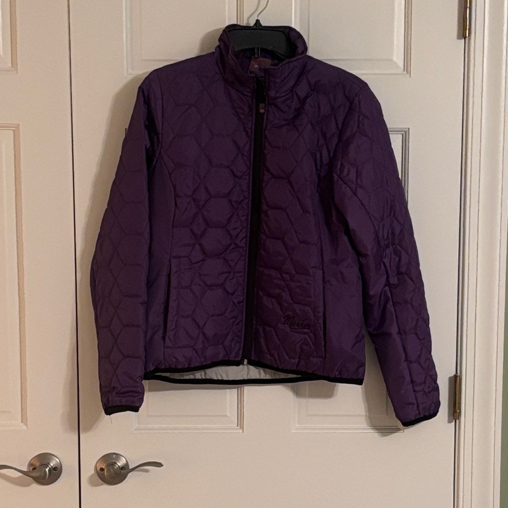 Marker Purple Quilted Jacket